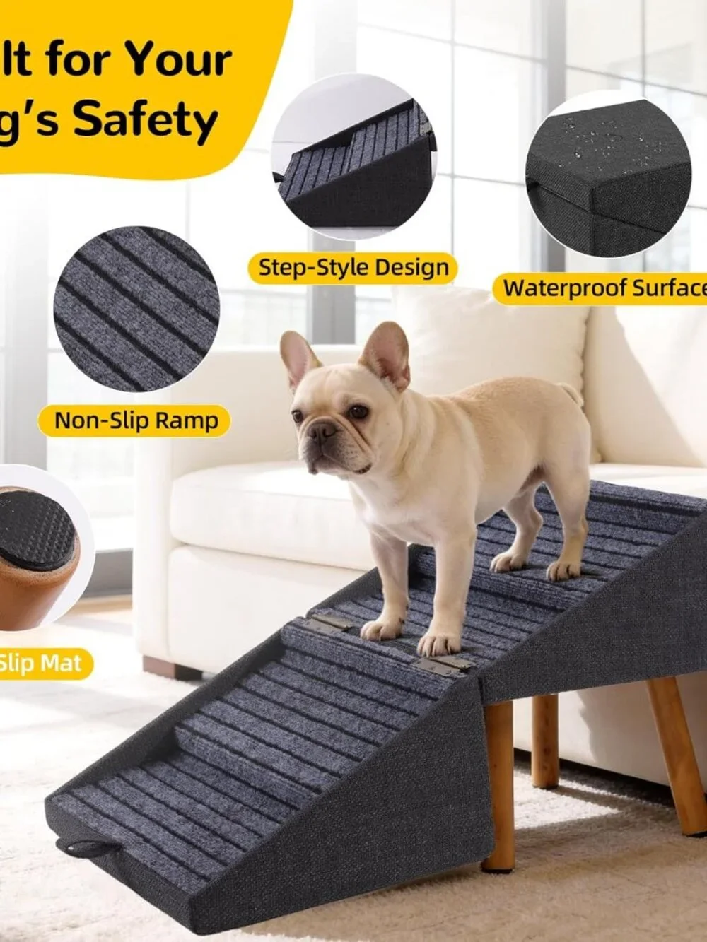 Dogs 2-in-1 Pet Steps & Ottoman
